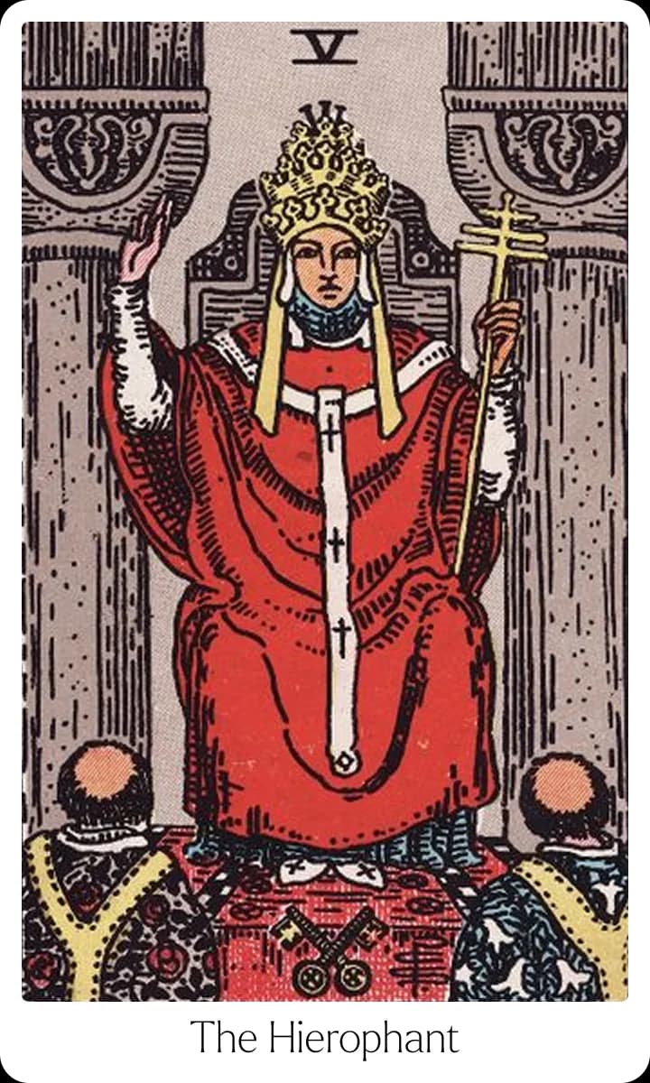 The Emperor tarot card — Original 1909 Rider-Waite-Smith illustration